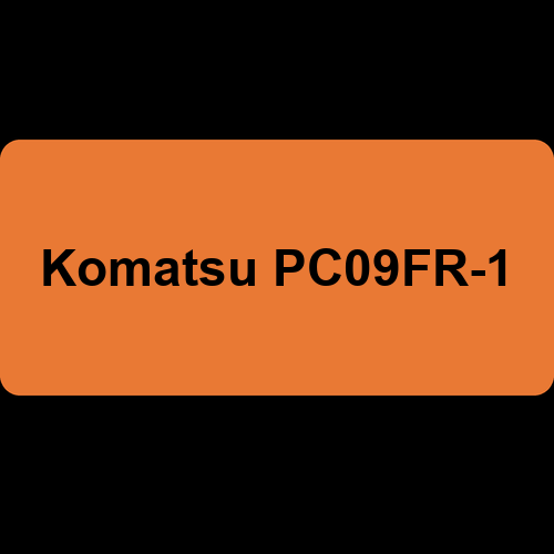 Komatsu PC09FR-1